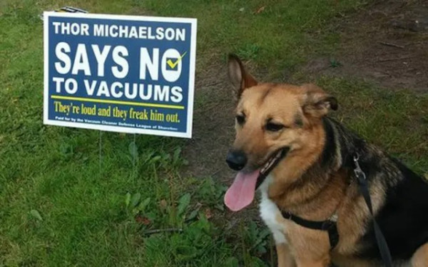 Thor Mikelson says 'no' to vacuums.