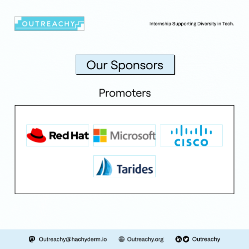 Outreachy appreciates and thanks the program's May 2024 Promoter sponsors.